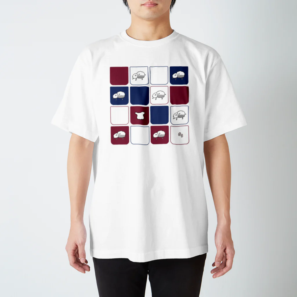 こひつじcoffeeのこひつじマトリックス（ネイビー）/こひつじcoffee Regular Fit T-Shirt