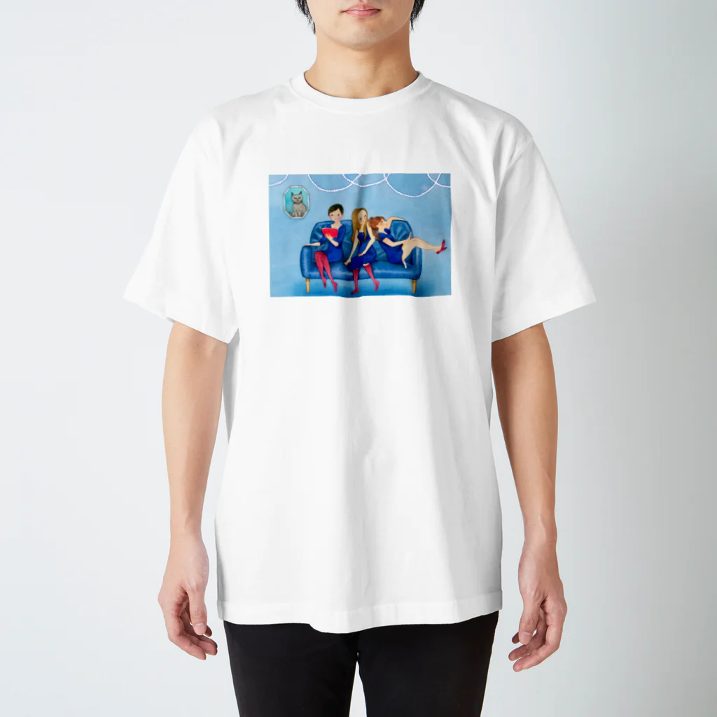 中島悠里 (yuri nakajima)の気が付けばいつもこの顔ぶれ Regular Fit T-Shirt