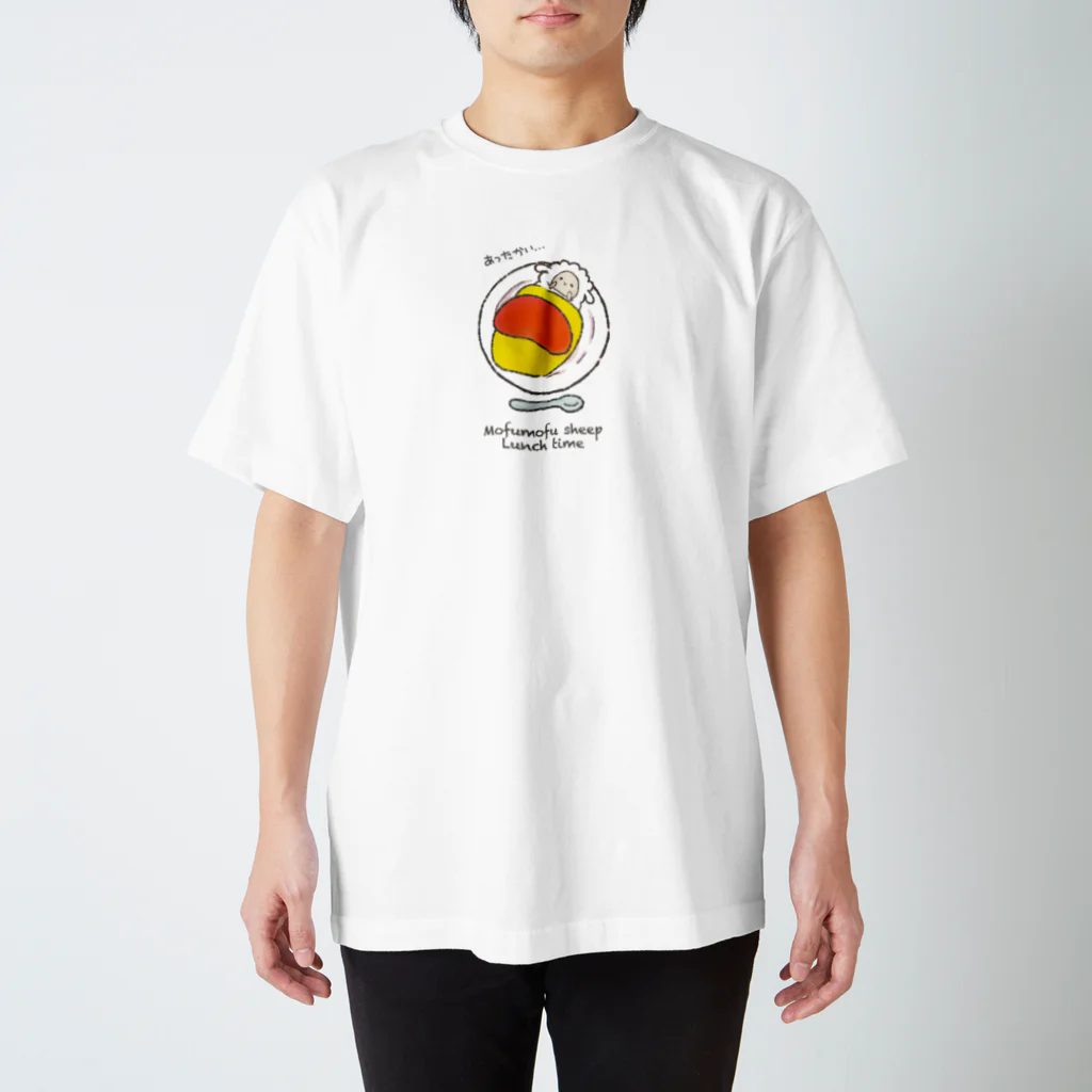 もふもふひつじ 憩いの広場のもふもふひつじ ランチタイム Regular Fit T-Shirt