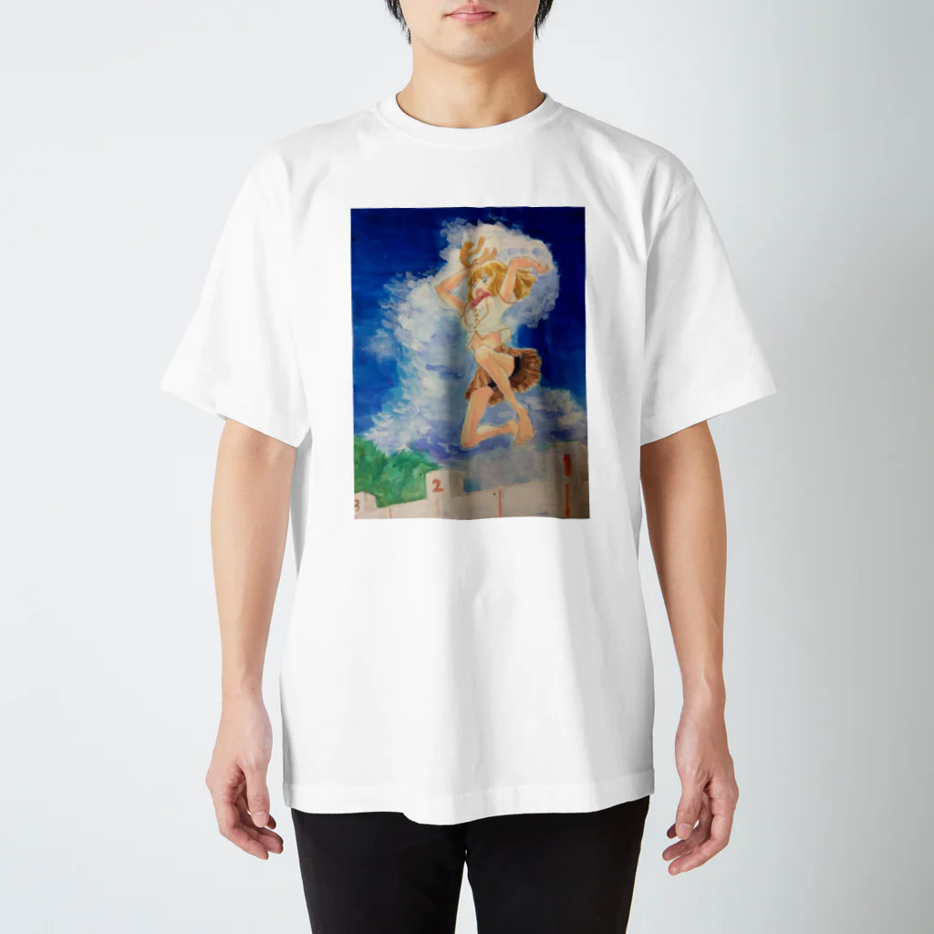 おとぼけ姉さんSHOPの飛び込めプール スタンダードTシャツ