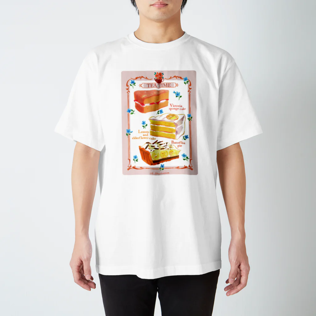 おぐらきょうこのThree cakes スタンダードTシャツ