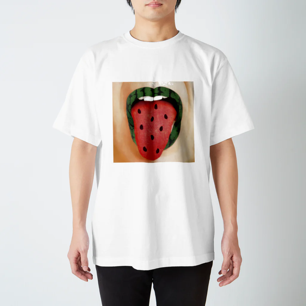 UrGRitterのすいかの口 Regular Fit T-Shirt