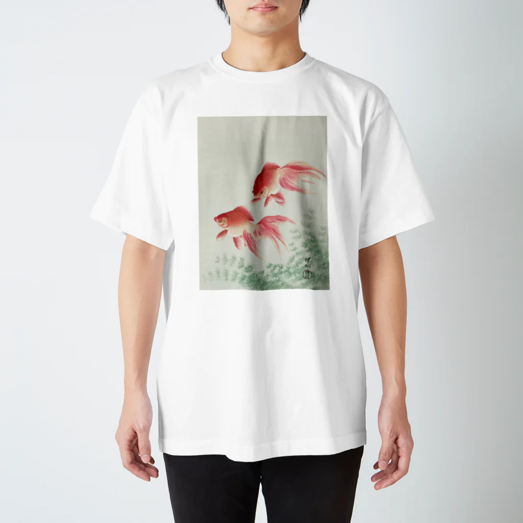 Capybaracoupleの日本のヴィンテージ浮世絵 金魚 Regular Fit T-Shirt