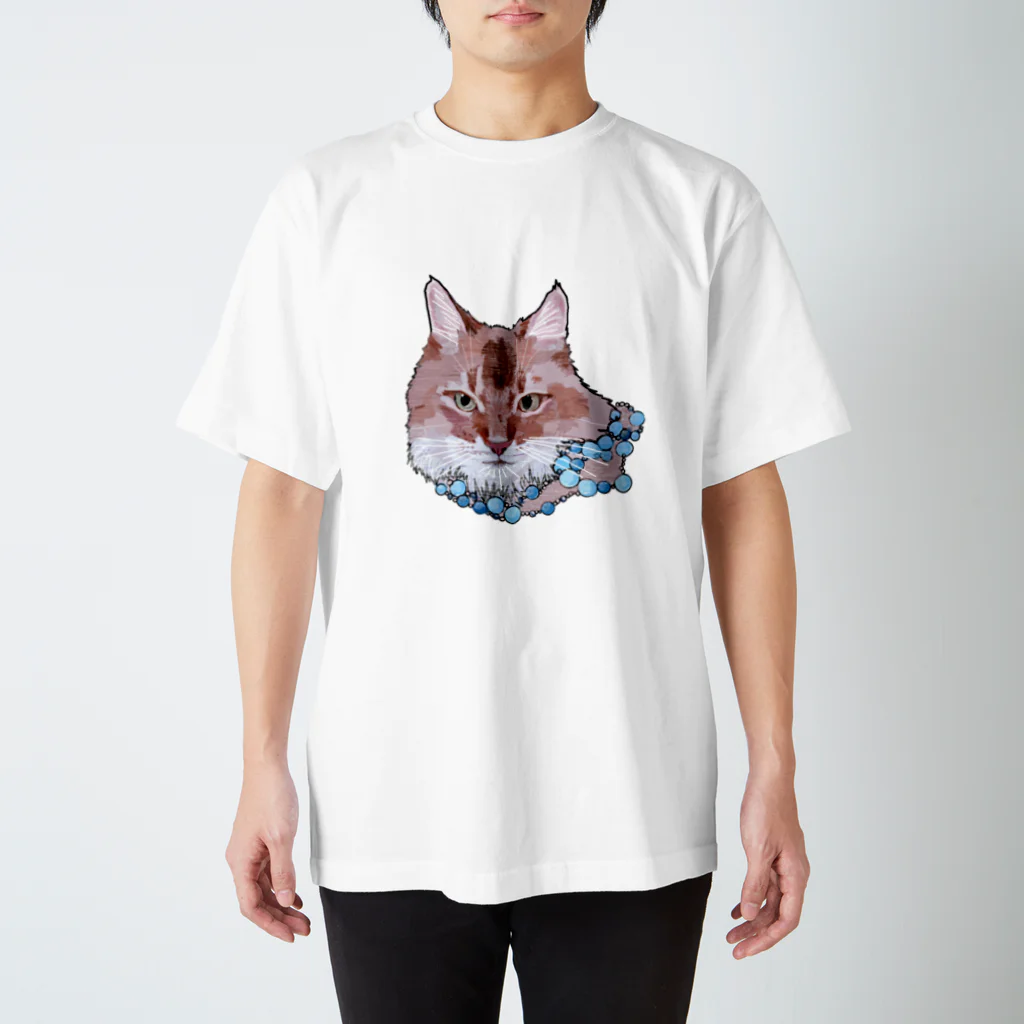 きゃらめる屋のchibi cat スタンダードTシャツ