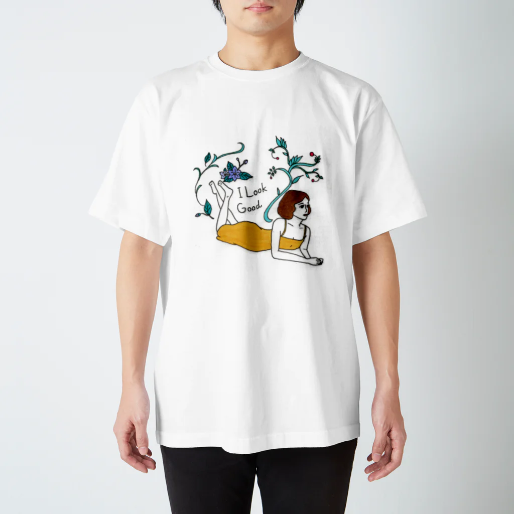 ペンと剣のI Look Good -Feminist series スタンダードTシャツ