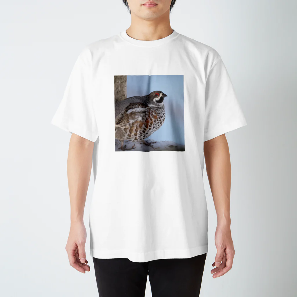 Kumimaro Shopのエゾライチョウ Regular Fit T-Shirt