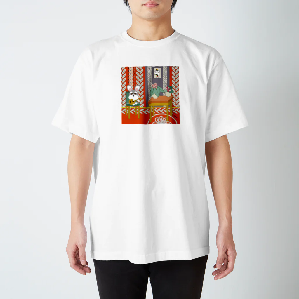 シュナウザーのikeWan_shopのikeWan★リュートを持つikeWan Regular Fit T-Shirt