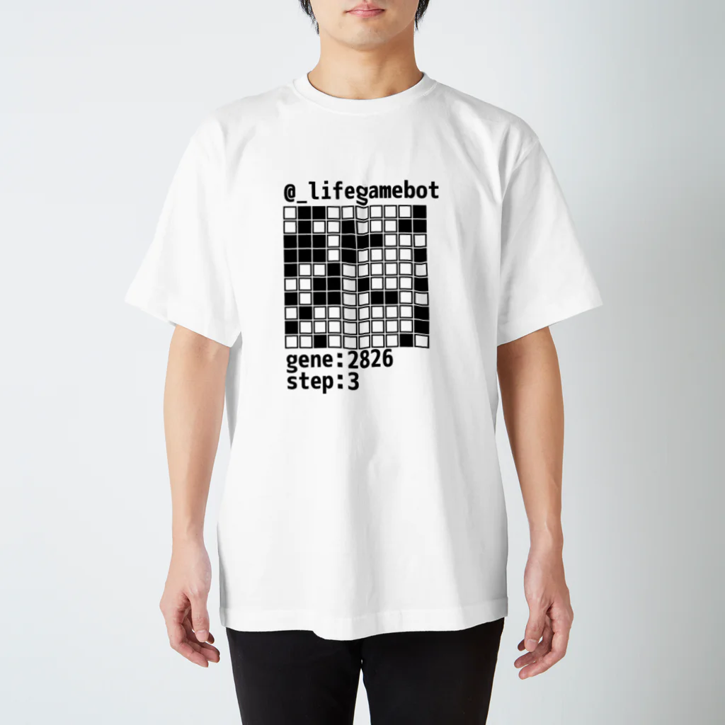 LifeGameBotの@_lifegamebot g:2826 s:3 Regular Fit T-Shirt