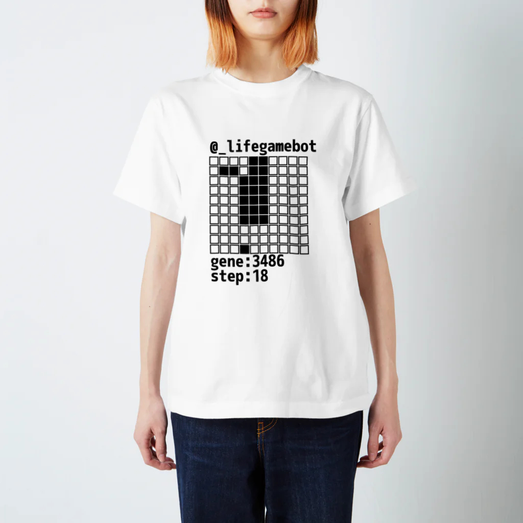 LifeGameBotの@_lifegamebot g:3486 s:18 Regular Fit T-Shirt