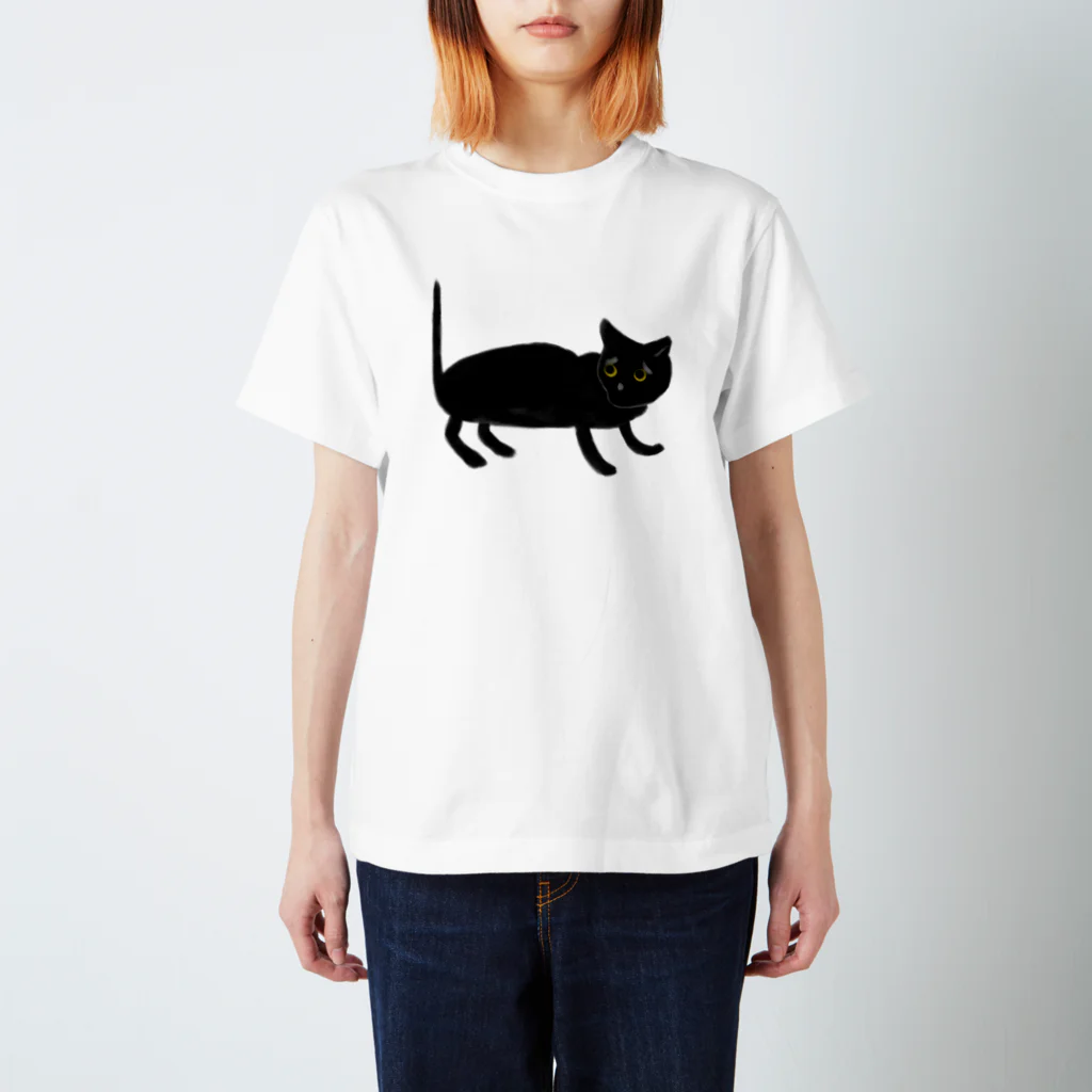 Pippi the Black Catのくろねこきゃっとぴぴぴ スタンダードTシャツ