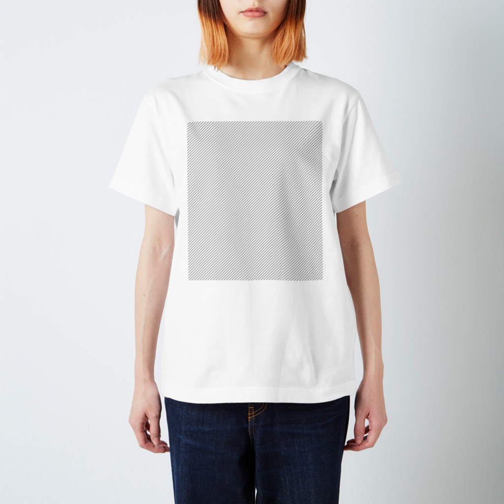 chi-bitのプリントエリアチェック Regular Fit T-Shirt