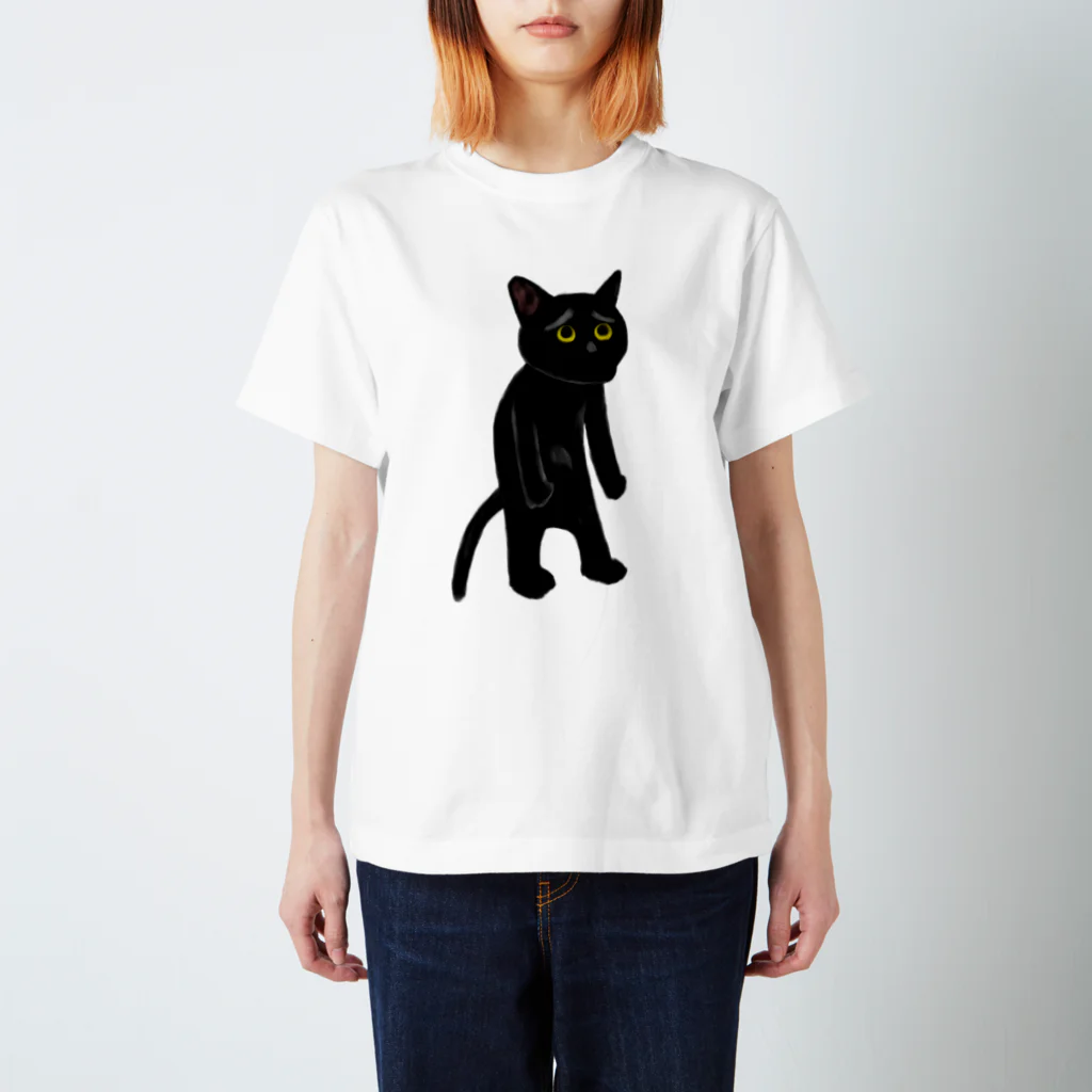 Pippi the Black Catのくろねこぴぴぴ Regular Fit T-Shirt
