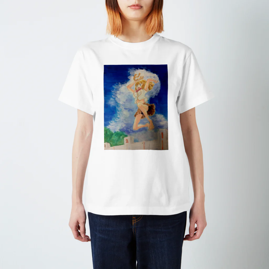 おとぼけ姉さんSHOPの飛び込めプール スタンダードTシャツ