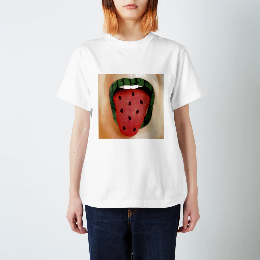 UrGRitterのすいかの口 Regular Fit T-Shirt