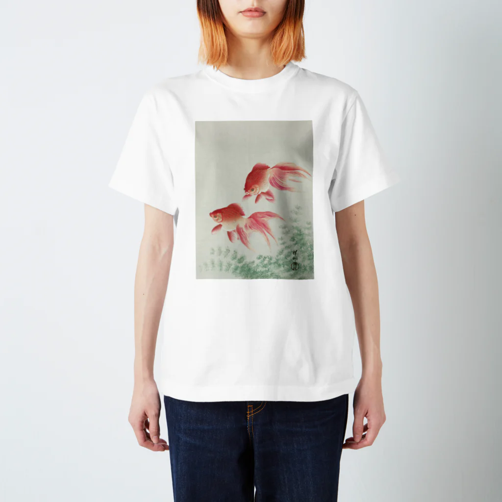 Capybaracoupleの日本のヴィンテージ浮世絵 金魚 Regular Fit T-Shirt