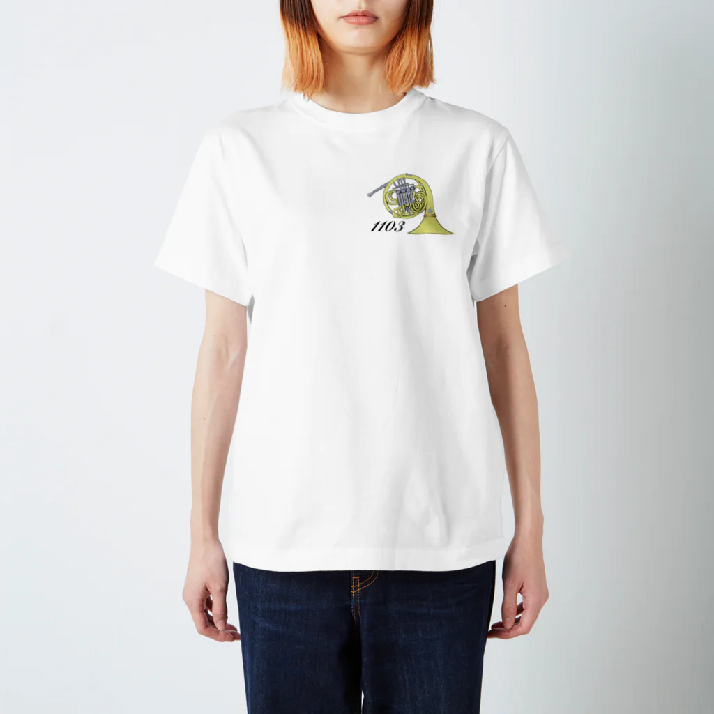 ももねこ工房（　◜◡‾）の1103ワンポイント Regular Fit T-Shirt