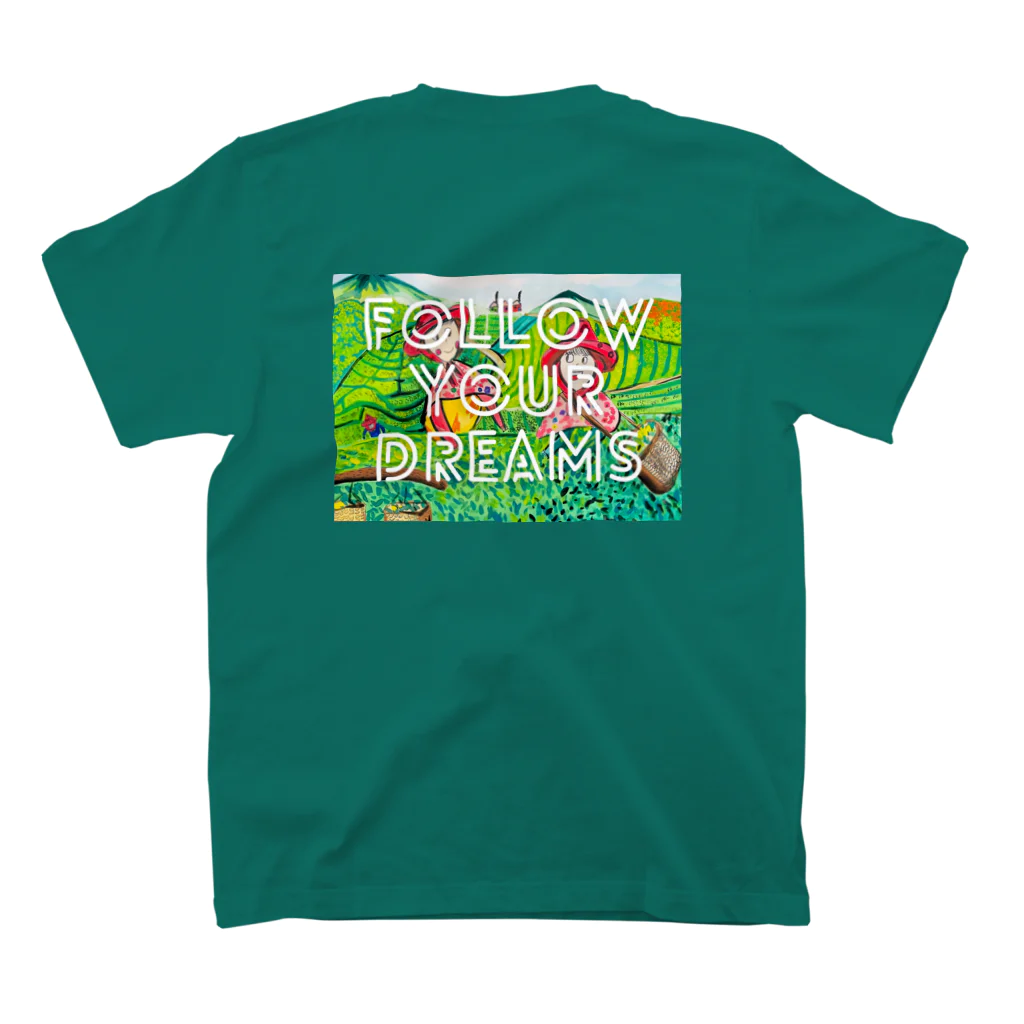 GASCA ★ FOLLOW YOUR DREAMS ★ ==SUPPORT THE YOUNG TALENTS==の【夏】GASCA Winner Series Regular Fit T-Shirtの裏面