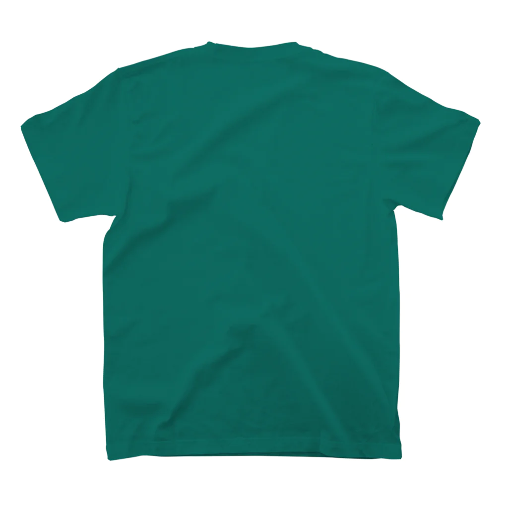 La-peaceの北欧風⑥刺繍柄の猫とイチゴ Regular Fit T-Shirtの裏面