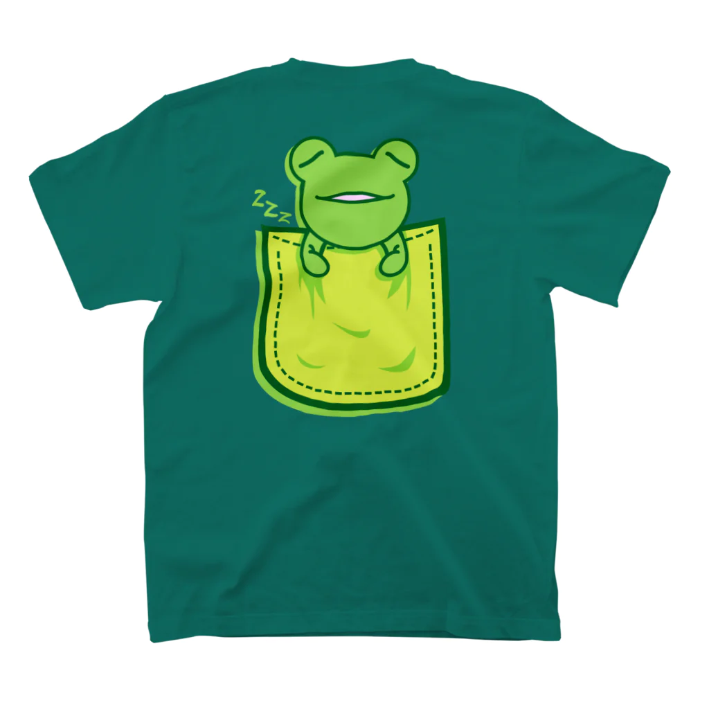 AURA_HYSTERICAのFrog_in_the_Pocket スタンダードTシャツの裏面