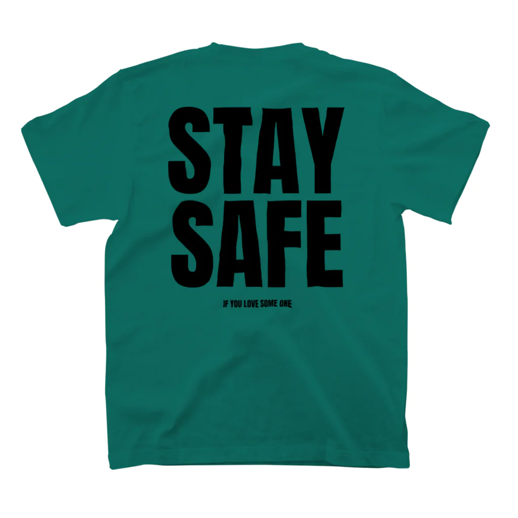 STAY SAFE IF YOU LOVE SOME ONEのSTAY SAFE IF YOU LOVE SOME ONE / バックプリント Regular Fit T-Shirtの裏面