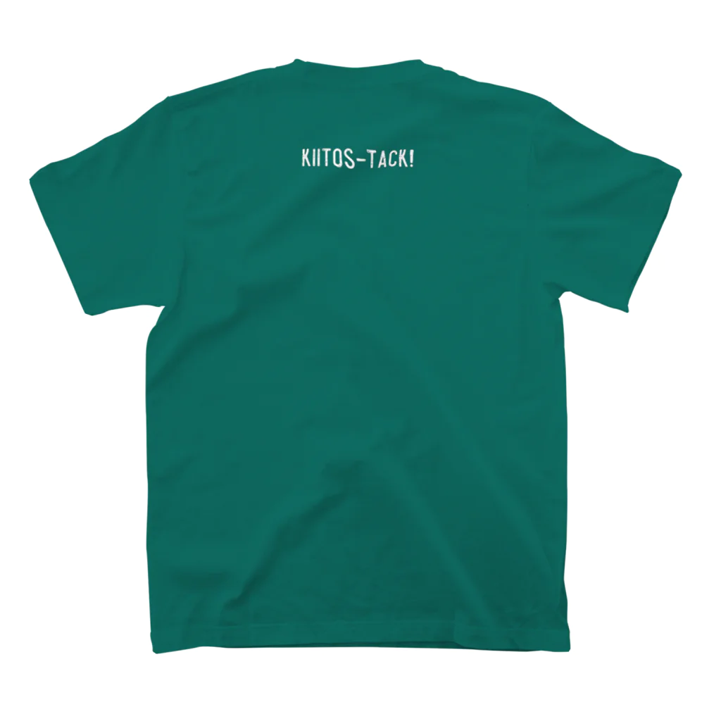 Pionikkoの「Kiitos-Tack」 BK Regular Fit T-Shirtの裏面