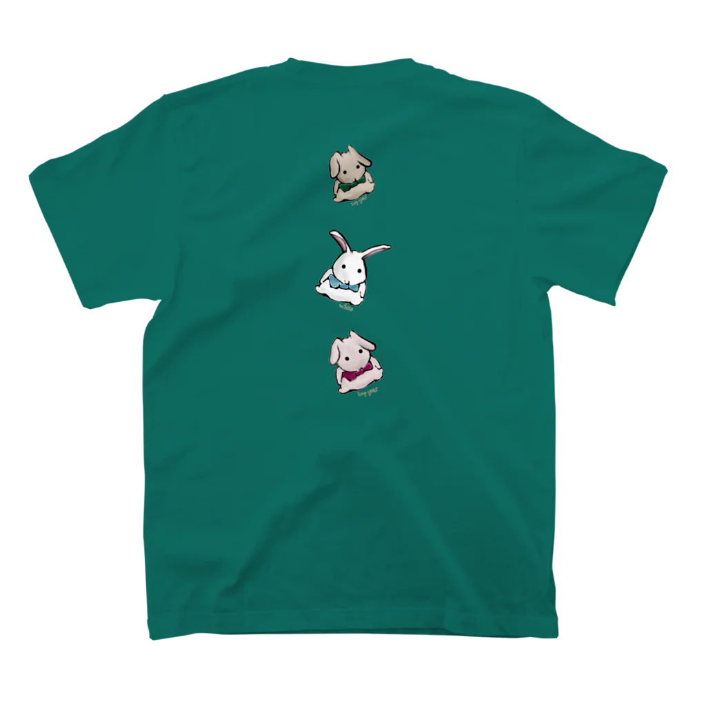 poppo art studioのラヴィ&ラビッツ スタンダードTシャツの裏面