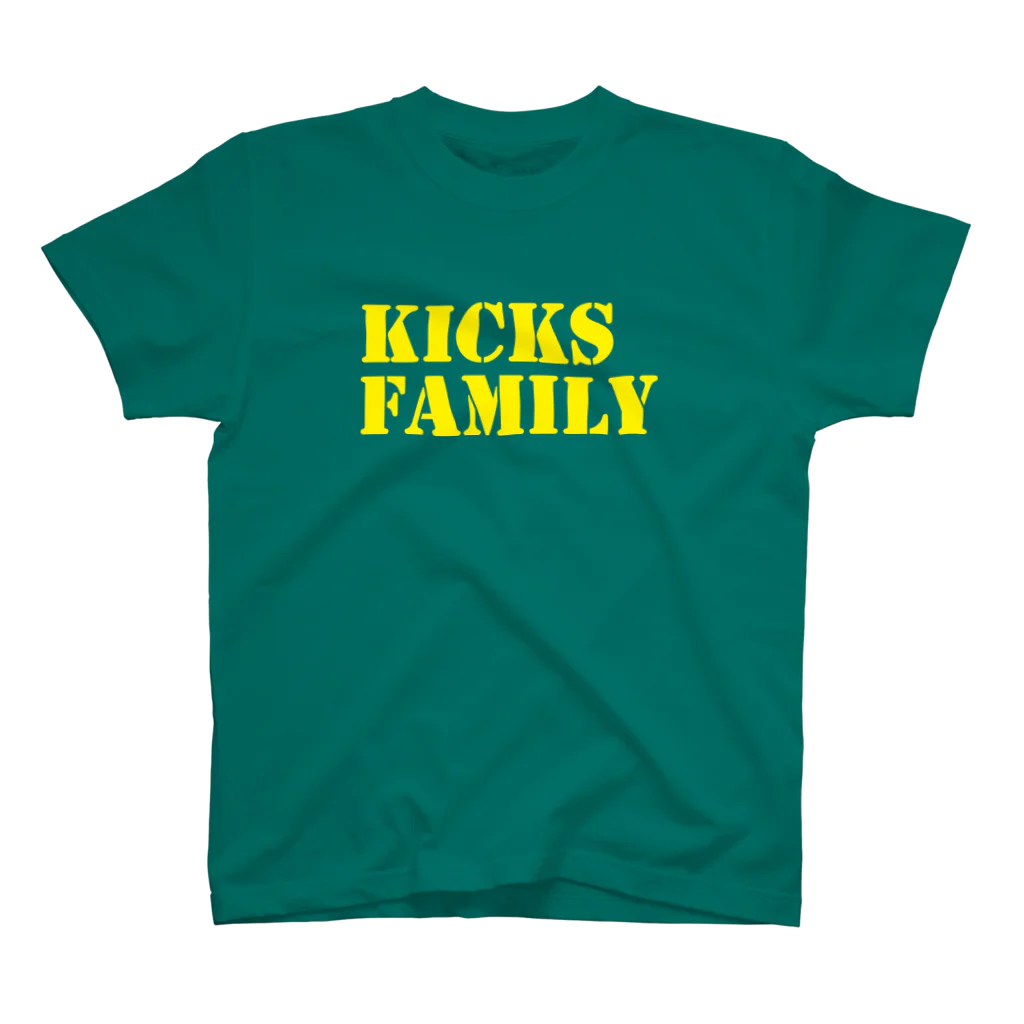 Kicks FamのKicks Family BOXロゴ入り Regular Fit T-Shirt