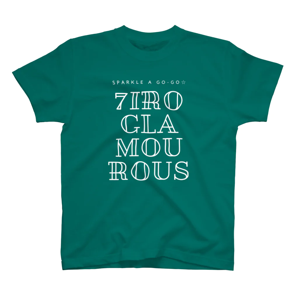 7IRO GLAMOUROUSの7IRO GLAMOUROUSピラミッドロゴ＜白文字＞ スタンダードTシャツ