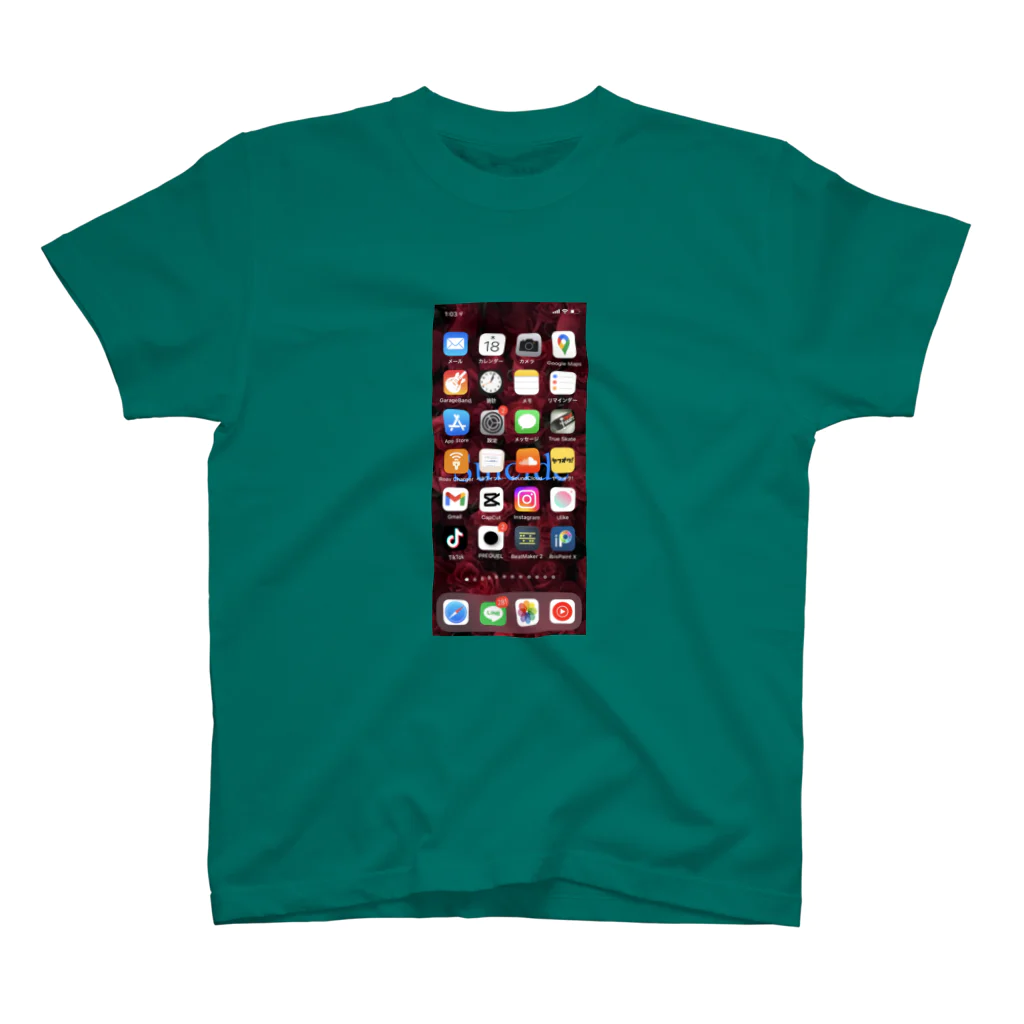 anarkeys store suzuri店のSADBOY iPhone T スーサイド　runaway スタンダードTシャツ