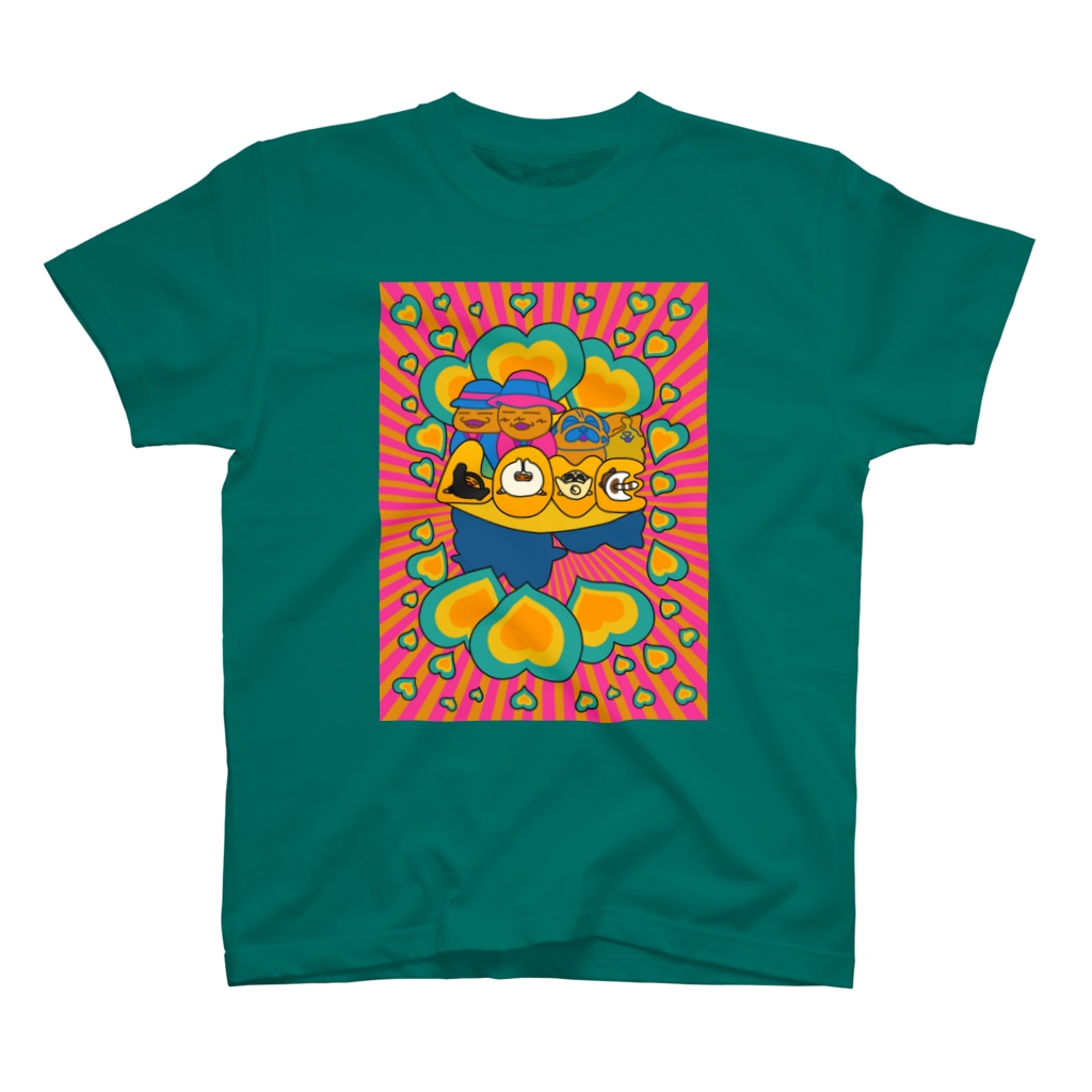 ワスイーツタウンのサイケデリックラブ Regular Fit T-Shirt
