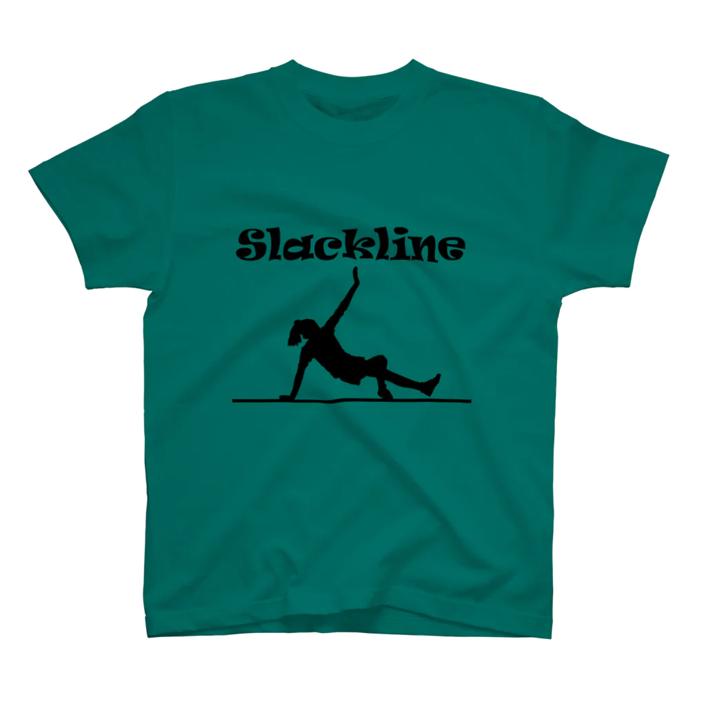 SLACKLINE HUB(スラックライン ハブ)のスラックライン(ガンビット) Regular Fit T-Shirt