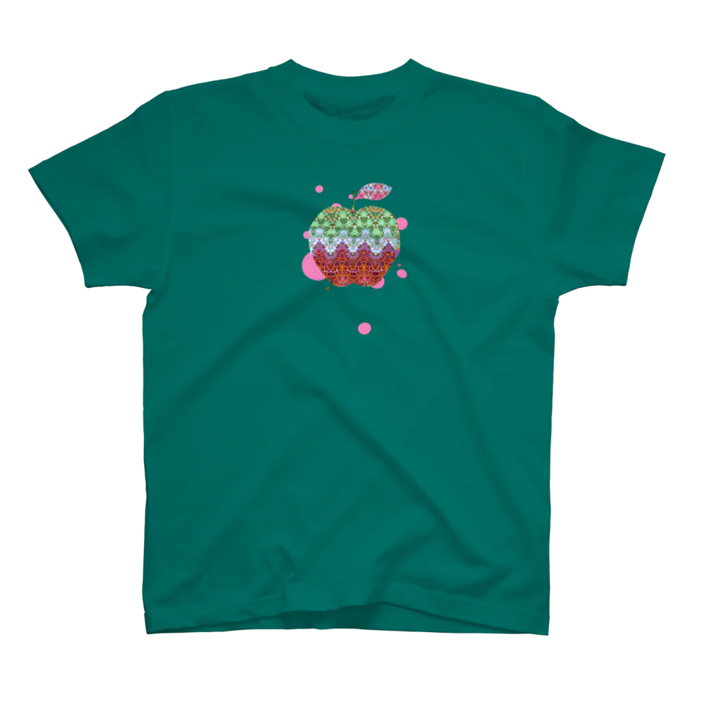 モモタロ屋の赤い林檎と水玉 Regular Fit T-Shirt