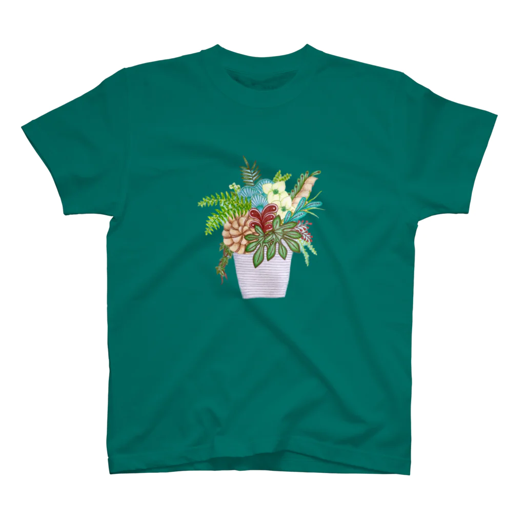 とうきちの寄せ植え(カラー) Regular Fit T-Shirt