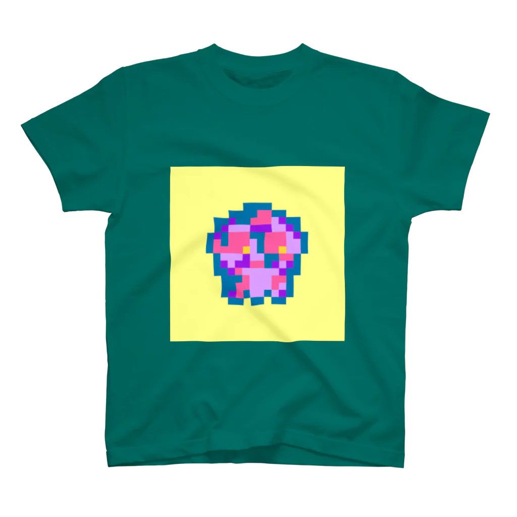 ᵗᵒˡᵘのKawaii SKULL #710 スタンダードTシャツ