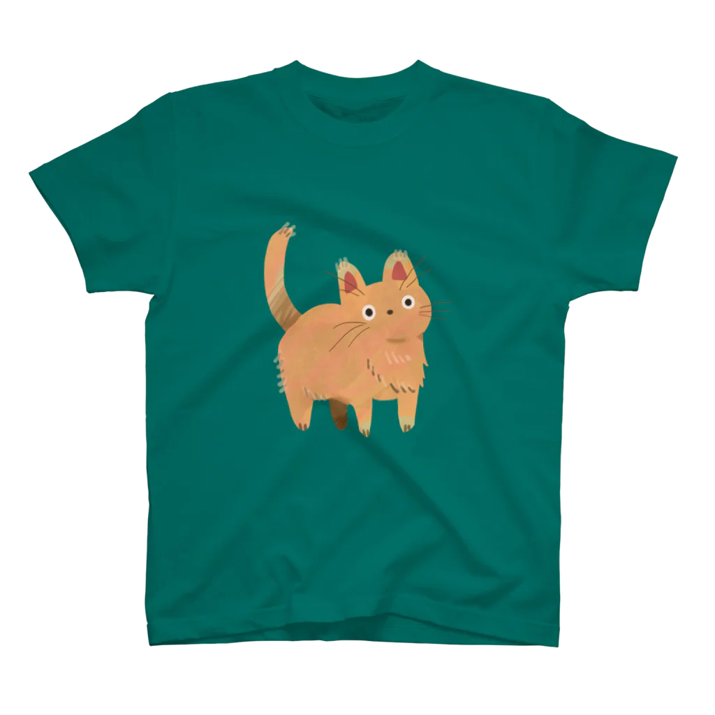 うずら舎のぽやぽや猫 スタンダードTシャツ