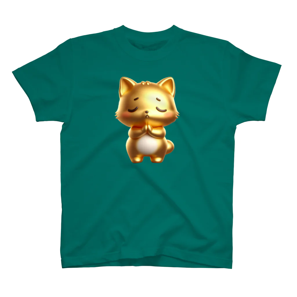 JUPITERの金運猫開運祈りＴシャツ スタンダードTシャツ