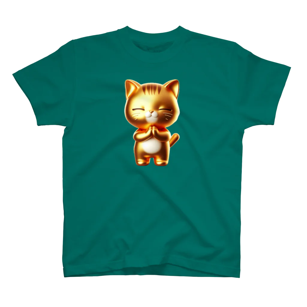 JUPITERの金運猫開運祈りＴシャツ スタンダードTシャツ