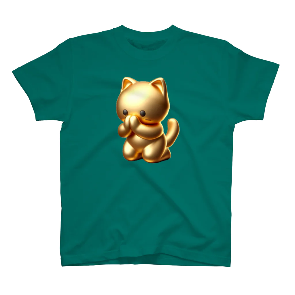 JUPITERの金運猫開運祈りＴシャツ スタンダードTシャツ