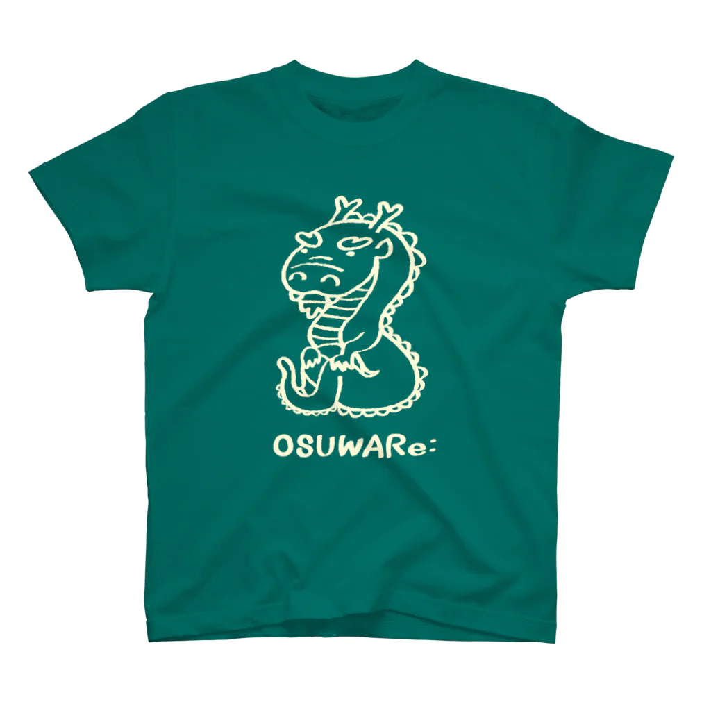 OSUWARe:の白いリュウさん スタンダードTシャツ