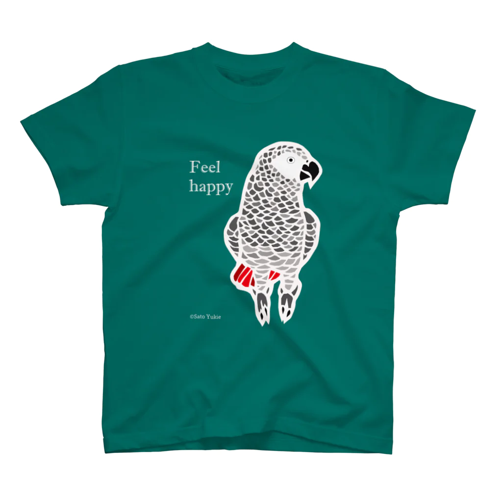 サトウユキエのハッピーインコ・ヨウム Regular Fit T-Shirt