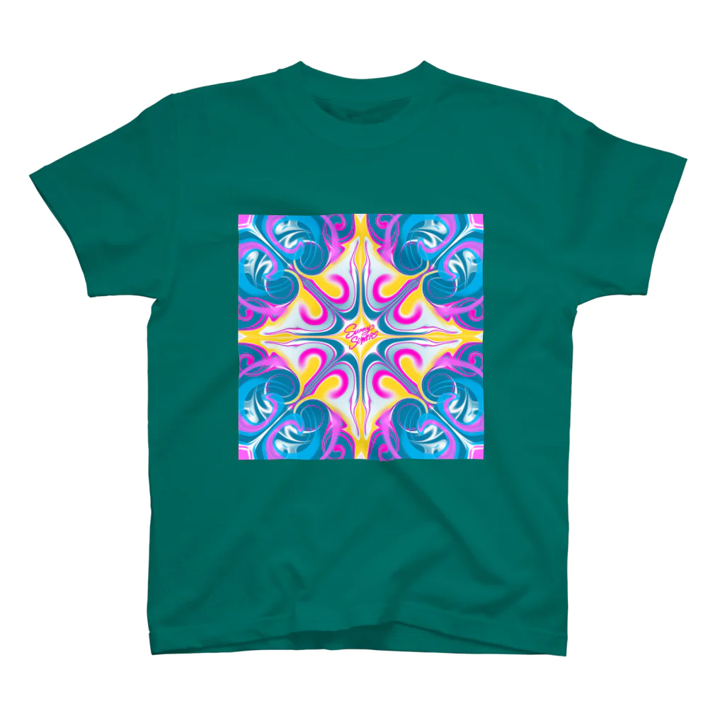 SunnySOWERSのMandala art スタンダードTシャツ