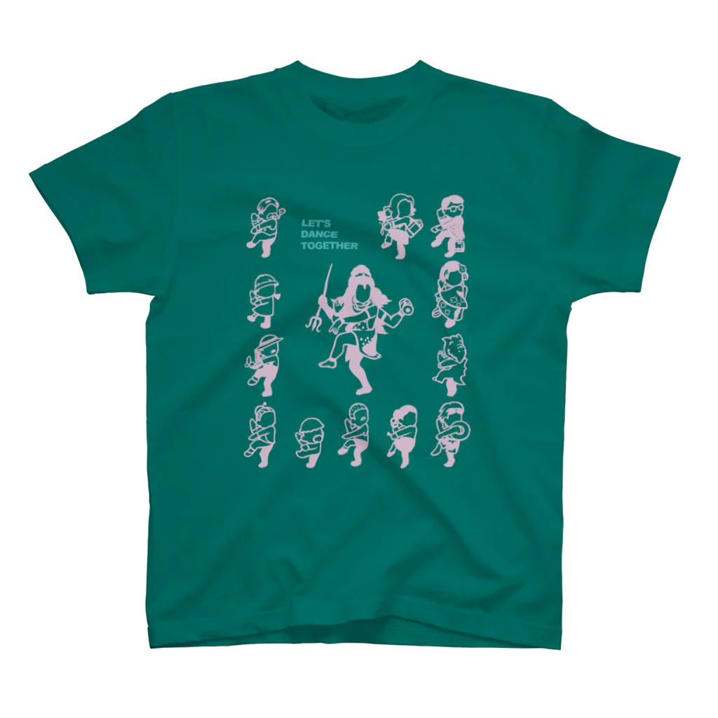 氷海屋のShiva Dance（ピーチ） スタンダードTシャツ