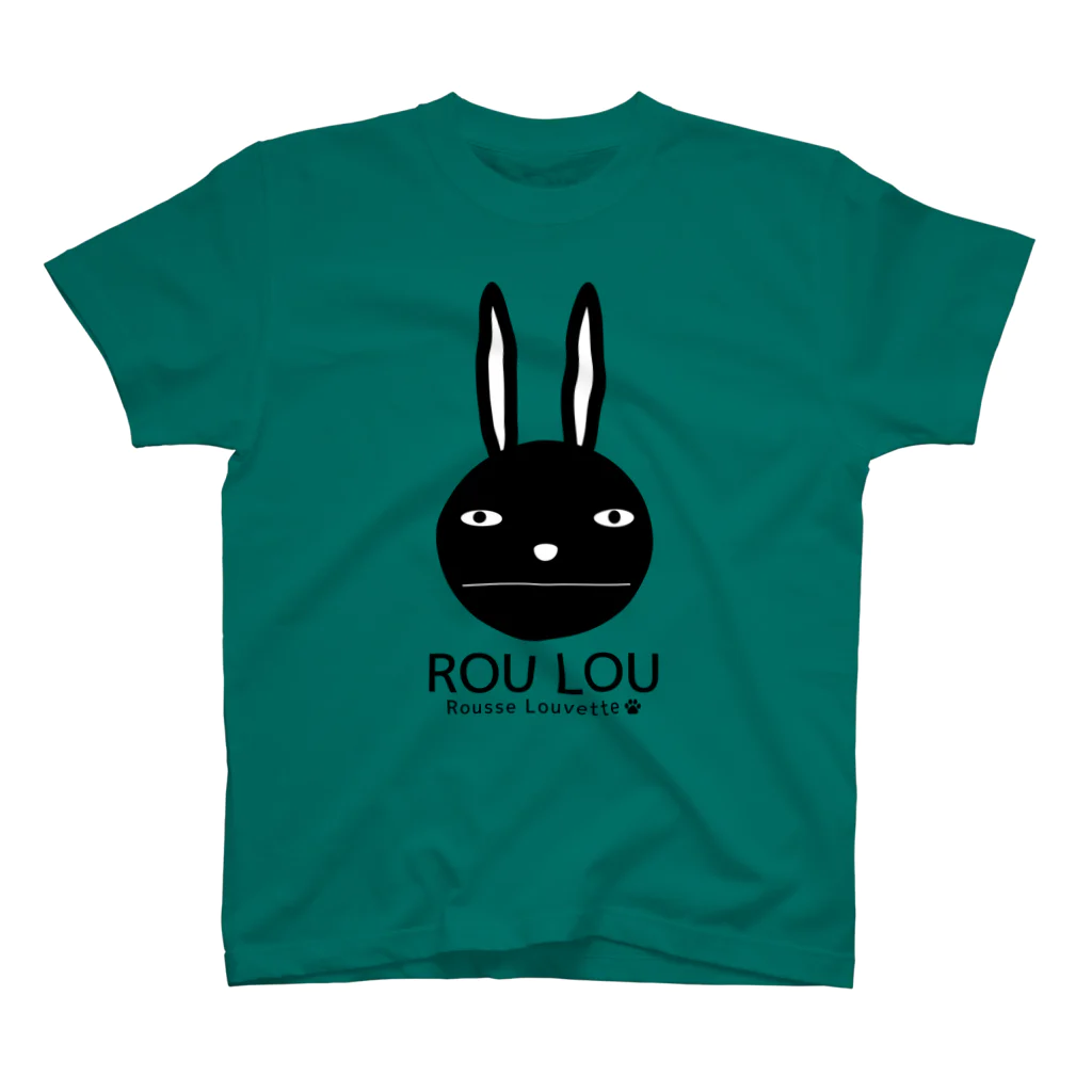 ROU LOU『Rousse Louvette（ルースルーヴェット）』のROU LOU うさぎ宇宙人 ラビテイリアン スタンダードTシャツ