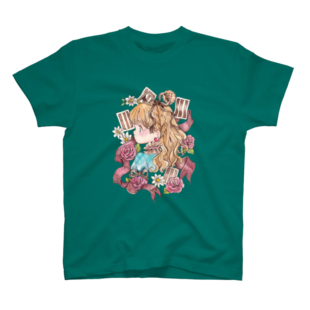 Atelier cinnamonの不思議の国のアリス×チョコレート/Atelier cinnamon 티셔츠