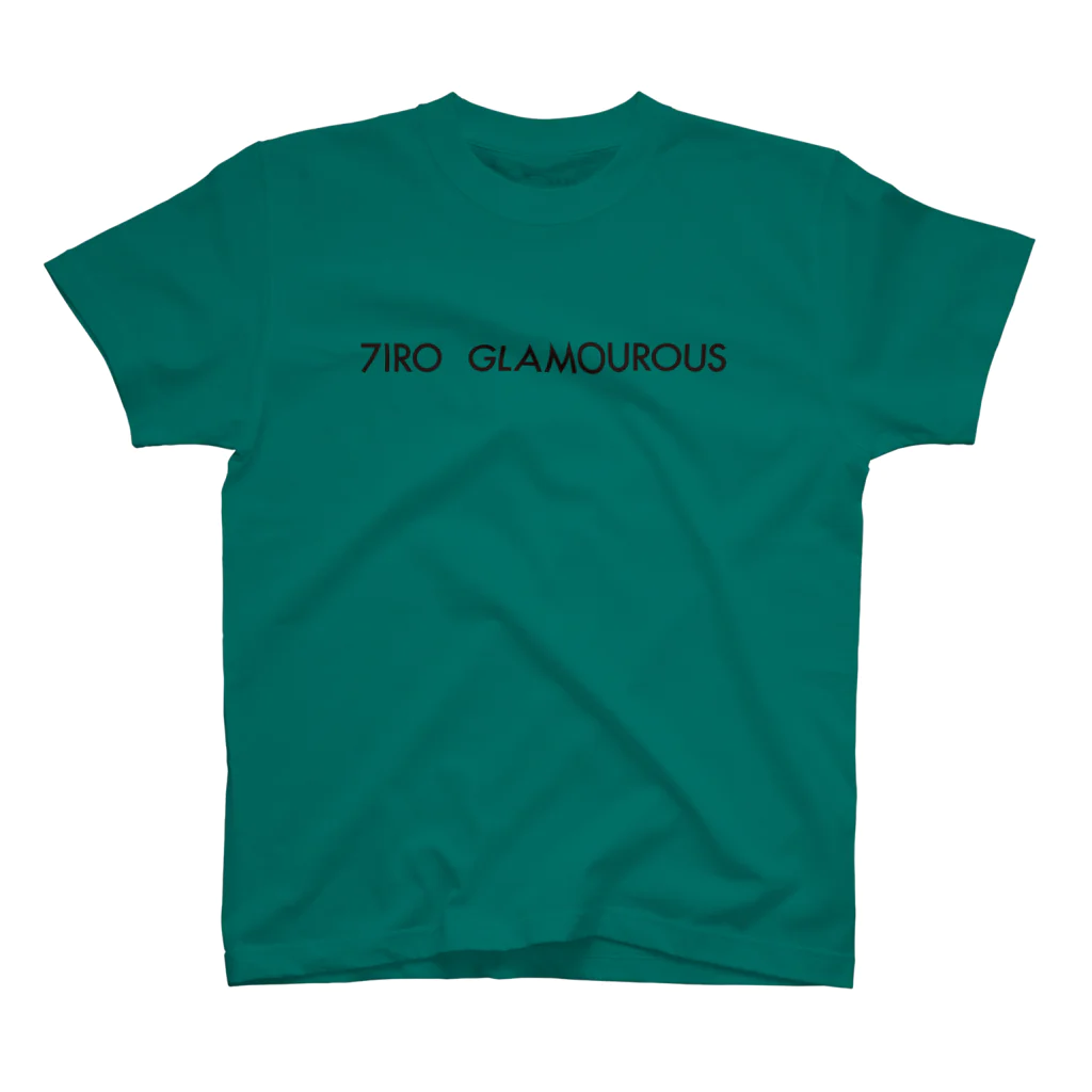 7IRO GLAMOUROUSの※ノエルなし黒文字 7IRO GLAMOUROUSシンプルロゴ  スタンダードTシャツ