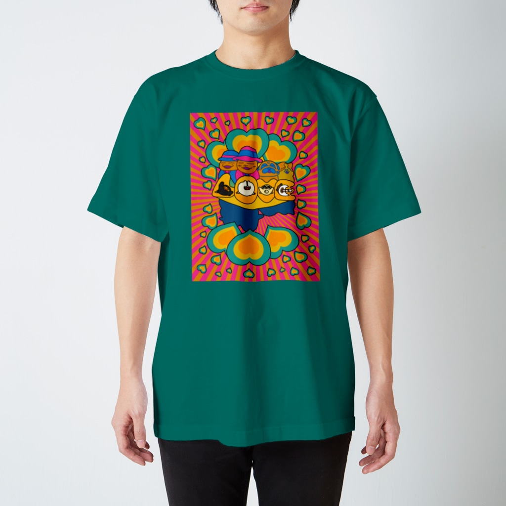 ワスイーツタウンのサイケデリックラブ Regular Fit T-Shirt