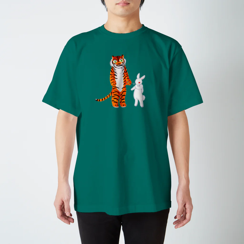 segasworksのトラちゃんとウサギちゃん Regular Fit T-Shirt