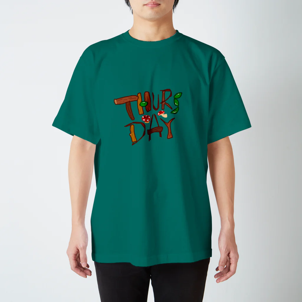 満ちた空き地のThursday🪵 Regular Fit T-Shirt
