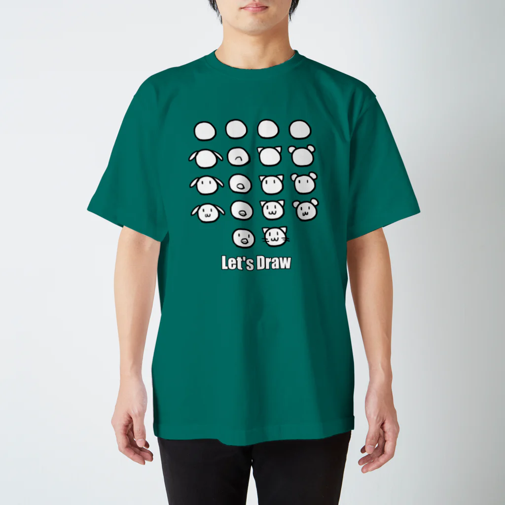 ベア子*の子供でも描ける動物 Regular Fit T-Shirt