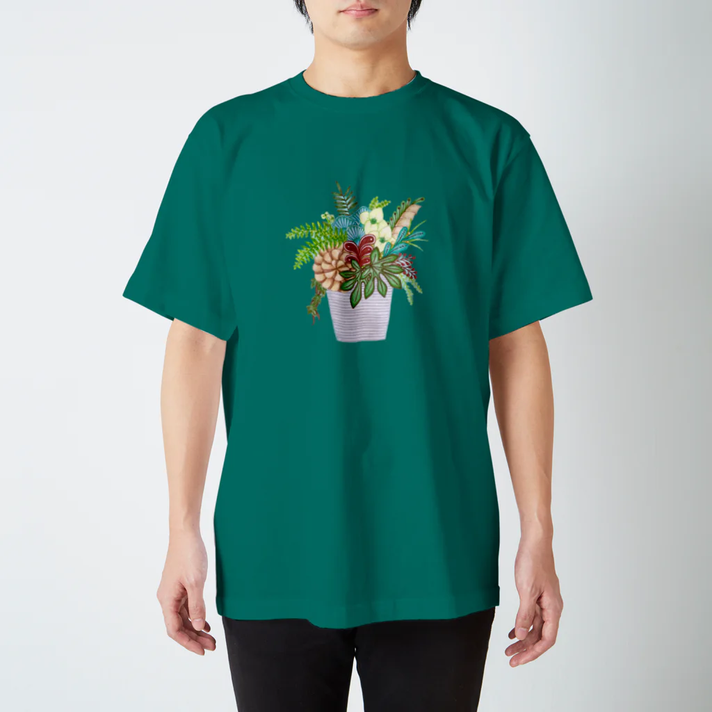 とうきちの寄せ植え(カラー) Regular Fit T-Shirt